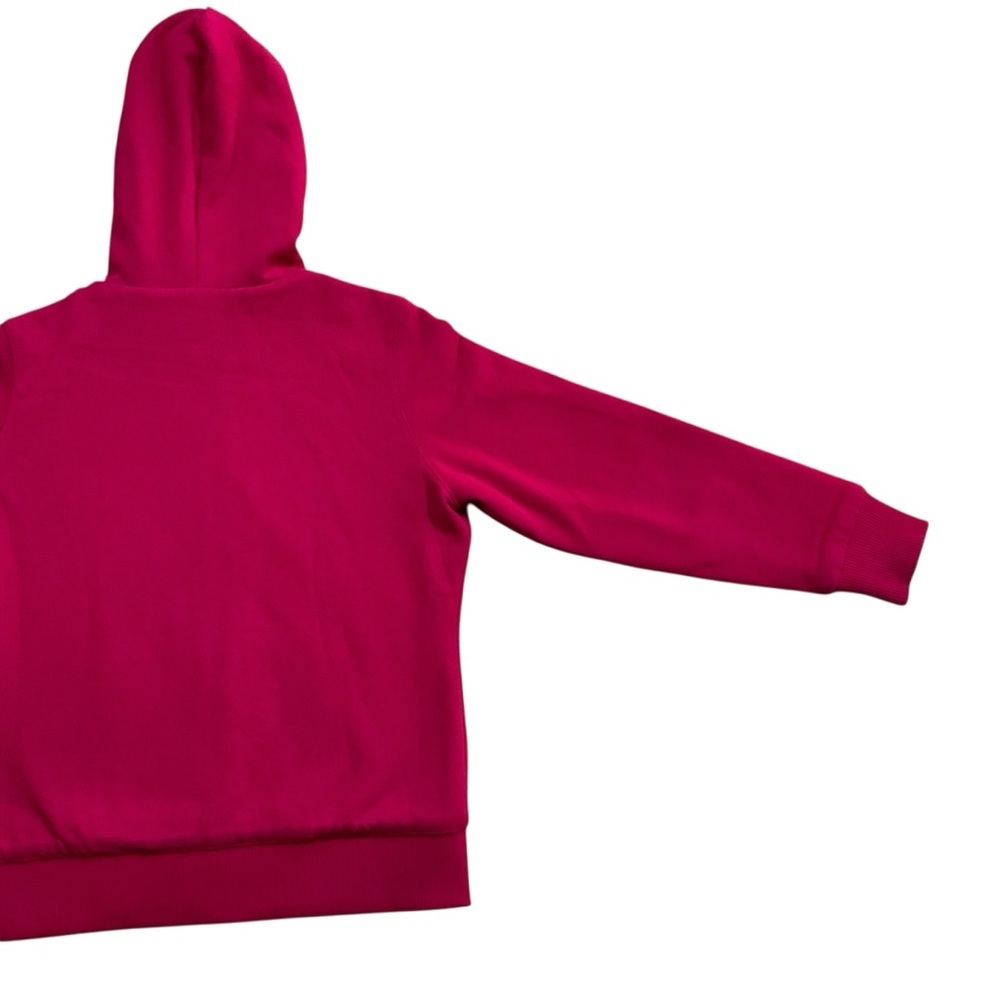 Tommy Hilfiger Merlot Sherpa Lined Full Zip Hoodie size Large - Picture 8 of 12